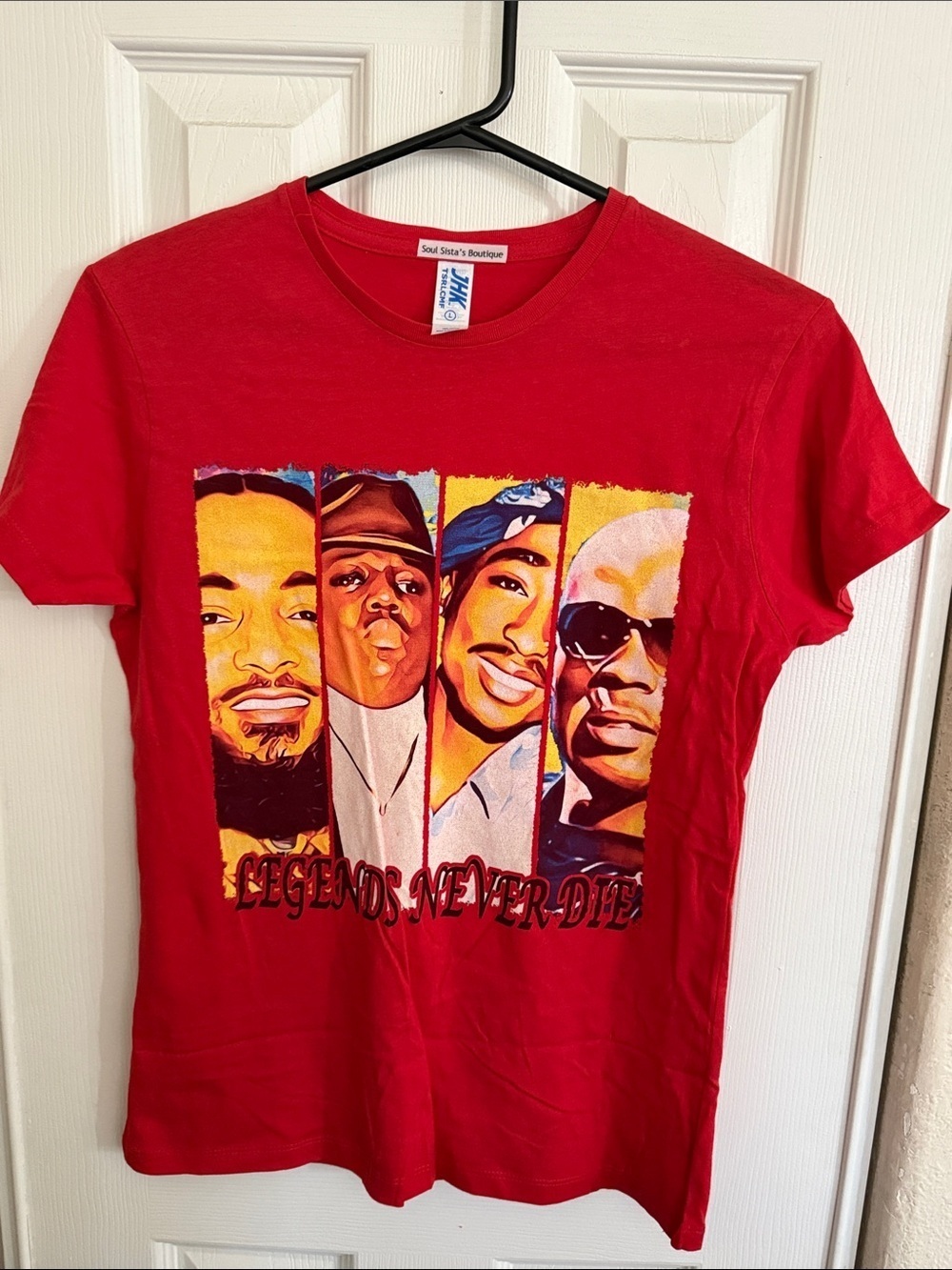 Legends Never Die Men’s Crewneck T-Shirt - Picture 4 of 5